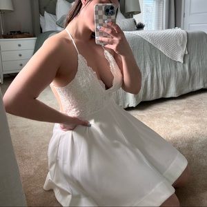 Mura White Dress- Size M